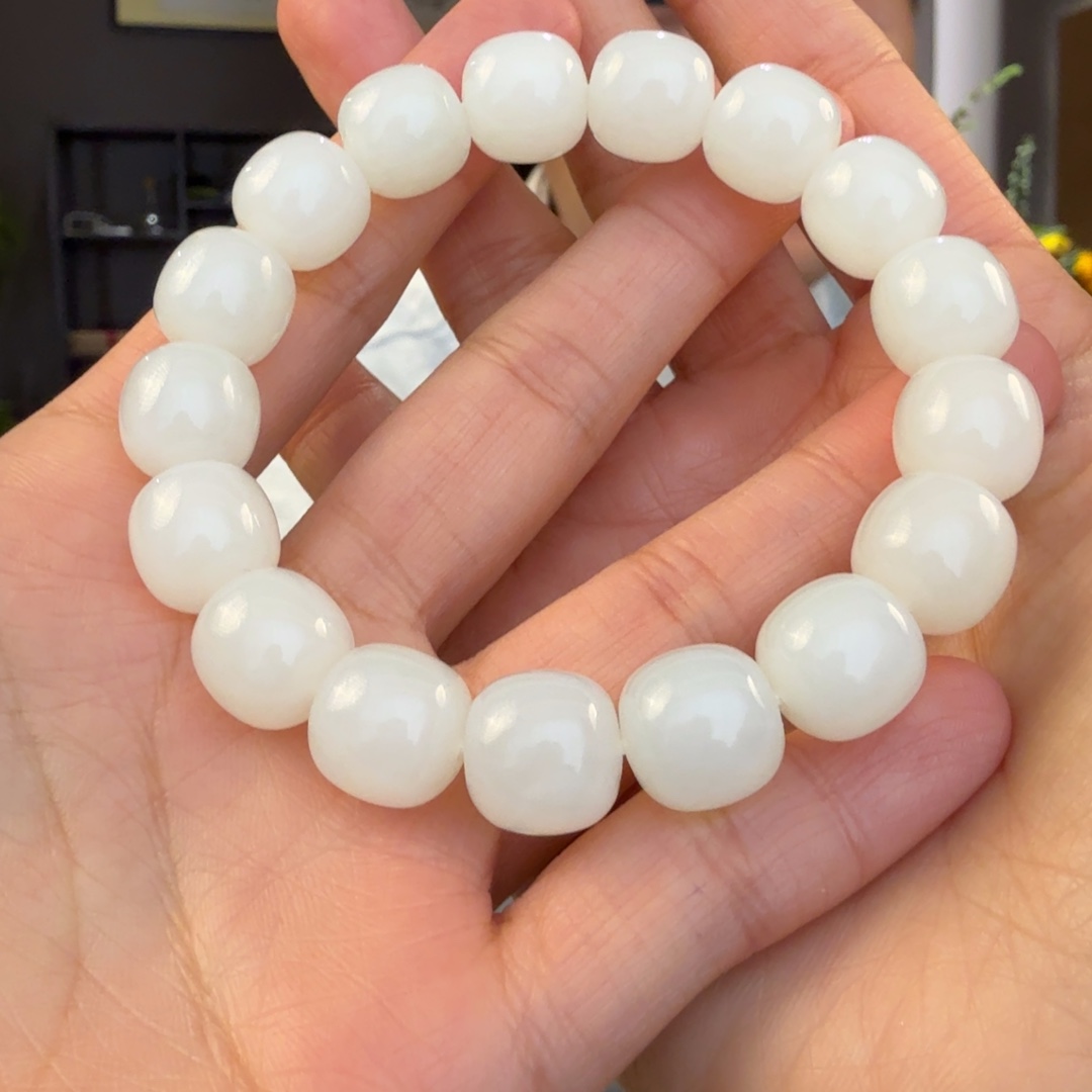 和田玉未镶嵌颈饰和田玉俄料白玉三国弟弟多样性拍一发一