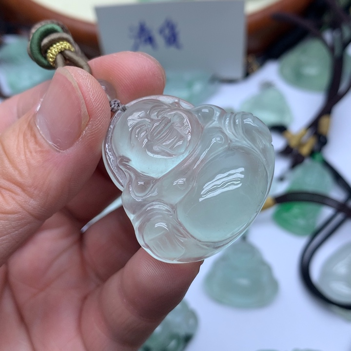 人***间一物一图，佛公吊坠