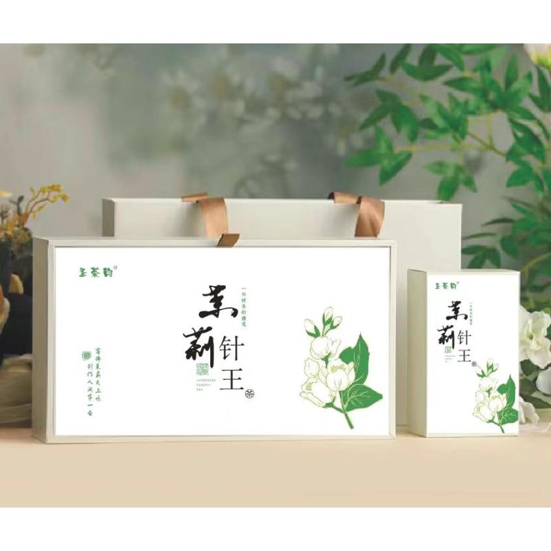 圣茶韵广西横州茉莉花茶茉莉针王礼盒装正宗浓香型新鲜好茶
