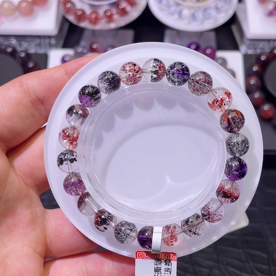 未镶嵌手链水晶云母超七8.4