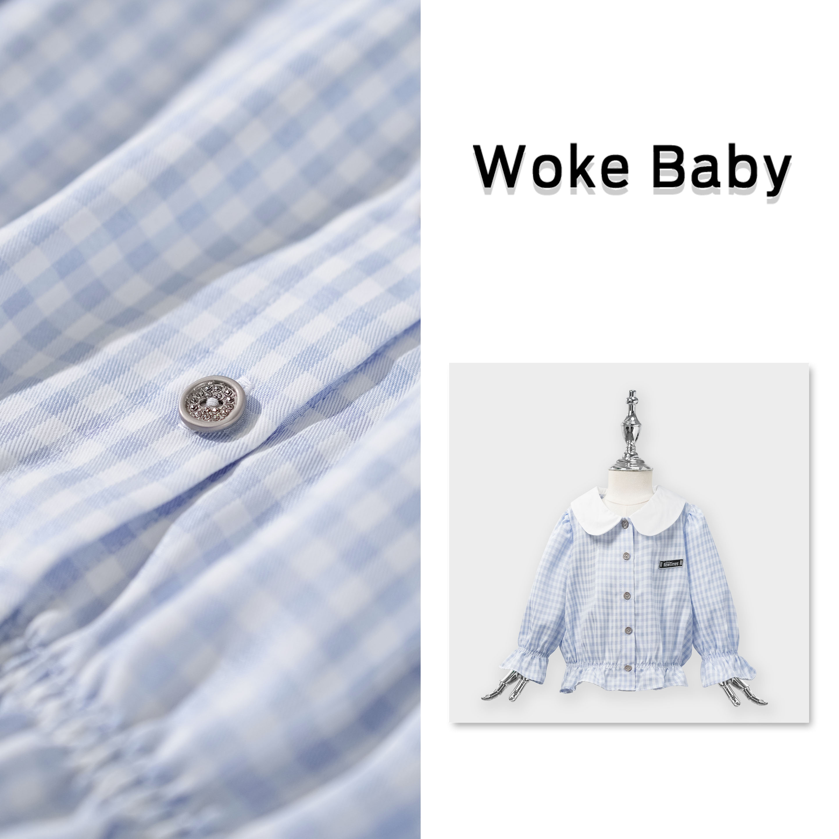 【BO专属】2025女童春季新款长袖外套汉服儿童衬衫F117