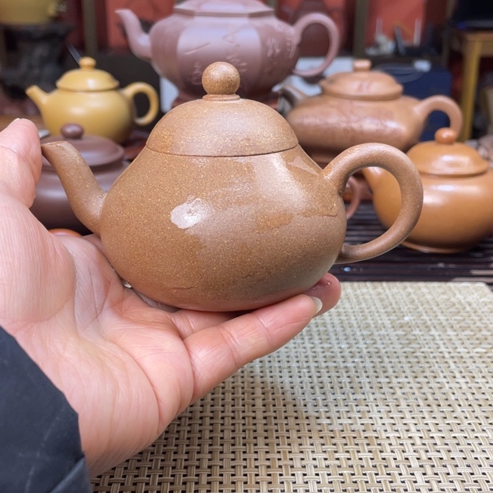 紫砂茶壶微瑕梨形壶