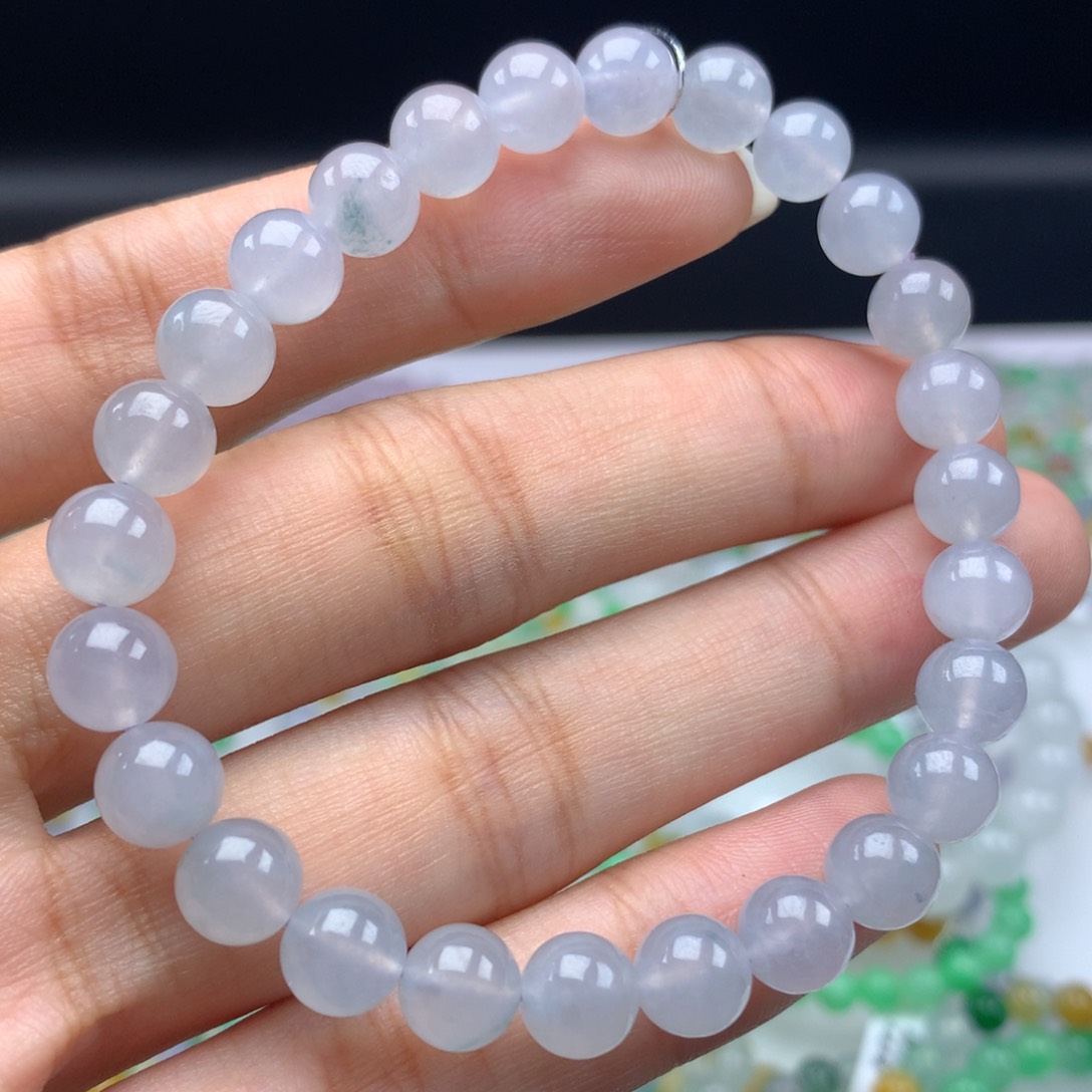 翡翠手链未镶嵌卡