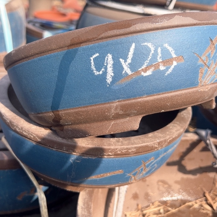 红陶紫砂碗盆口20