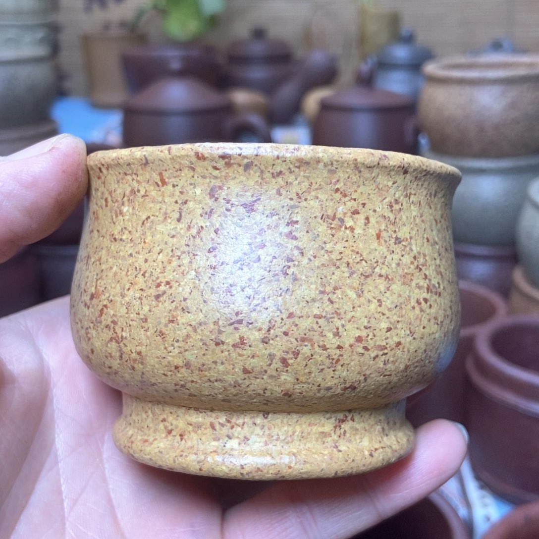 茶杯紫砂16目手工泥150毫升