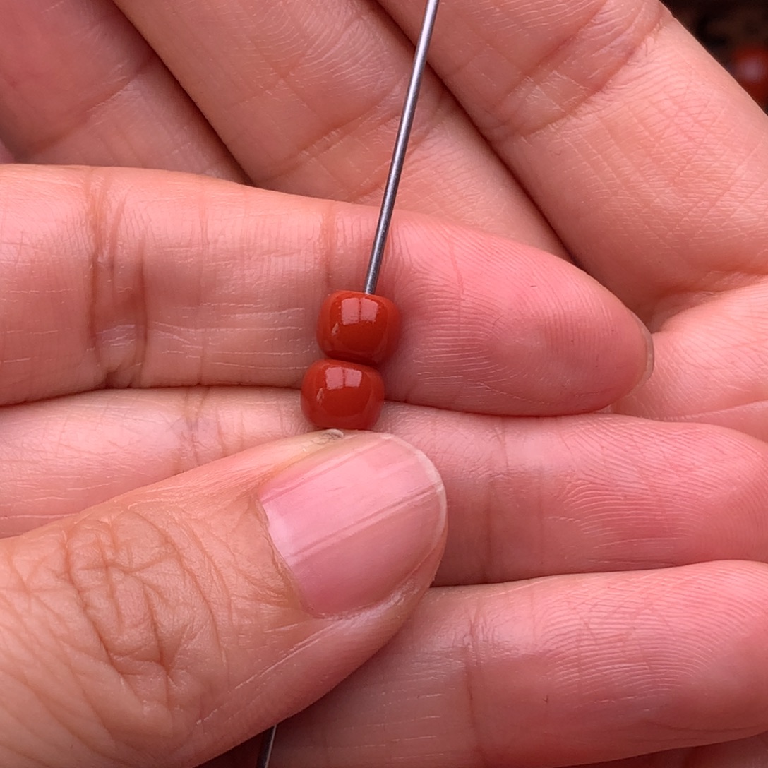 T***。南红玛瑙未镶嵌配饰