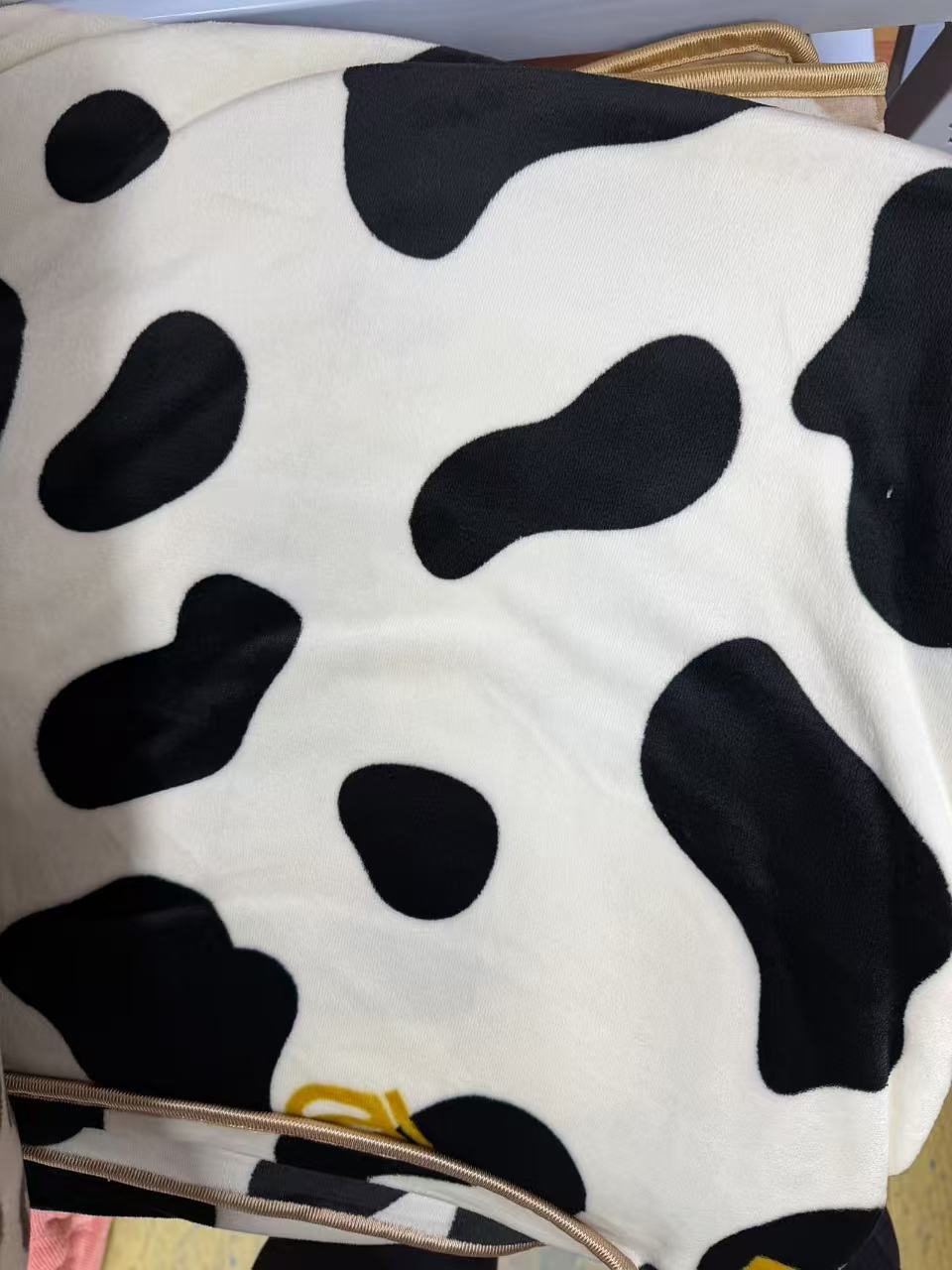 新店专属 奶牛四件套牛奶绒 床品91号