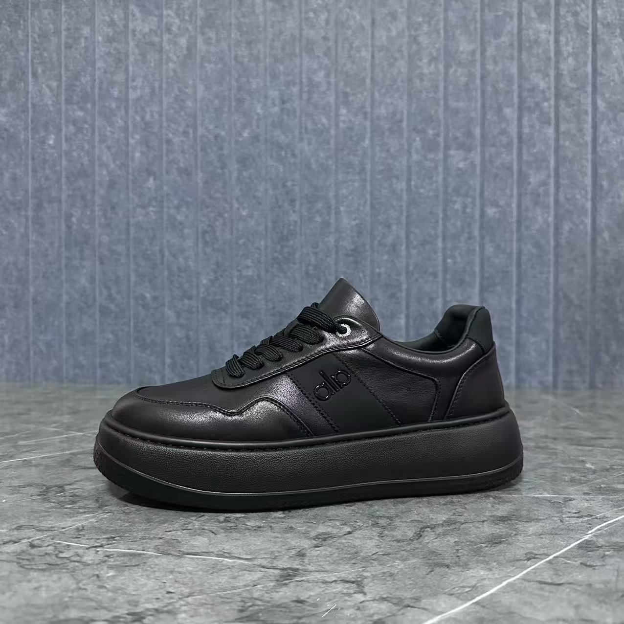 S63黑-头层牛皮男士休闲时尚百搭男鞋