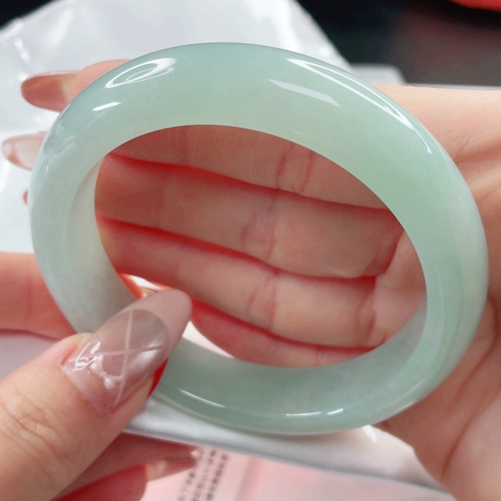 翡翠未镶嵌手镯58x543