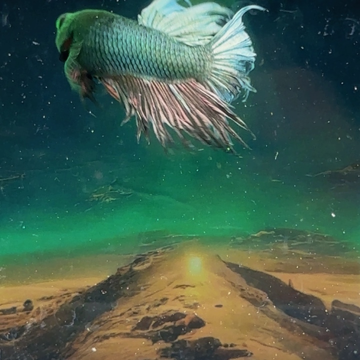 紫印母鱼就要去找一个地方有