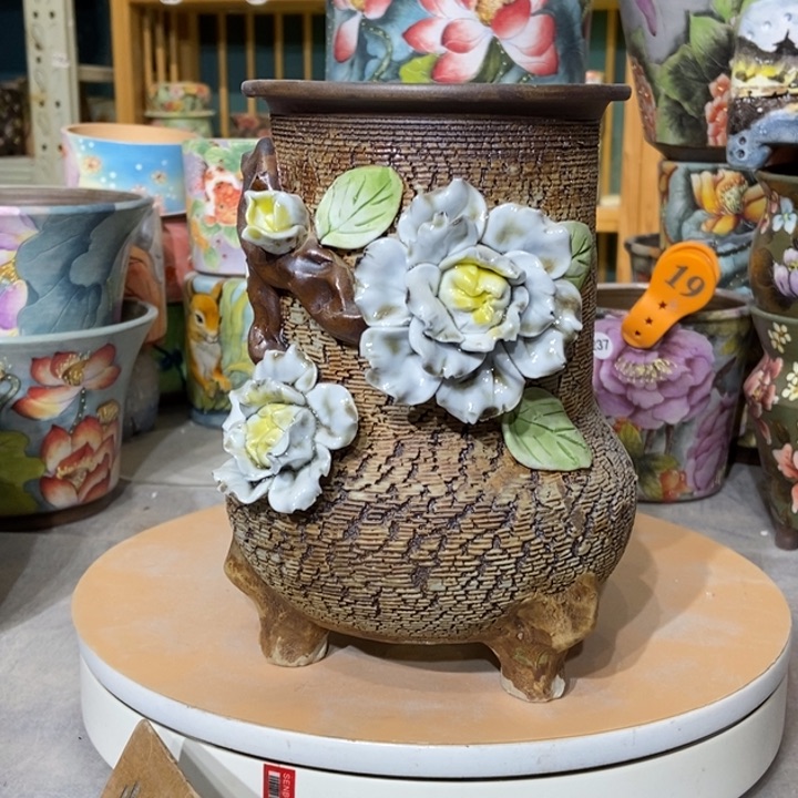 红陶景德镇艺术手绘作品