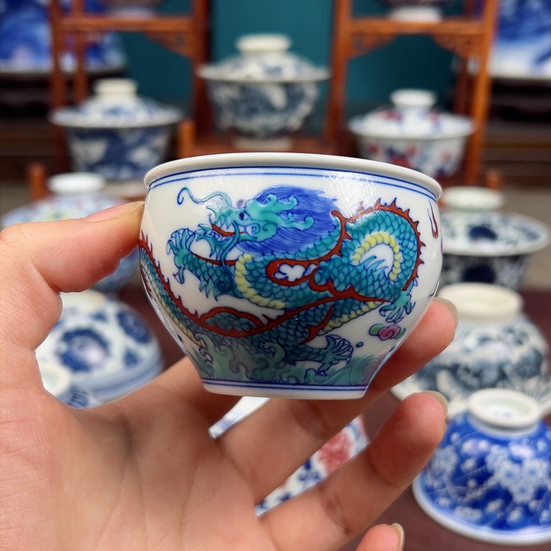 珠珠分享景德镇手工手绘