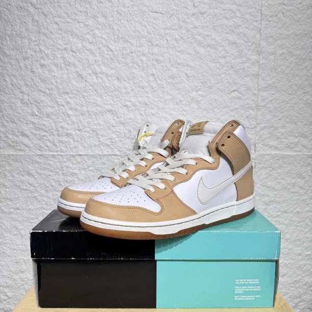 全新未使用 NIKE/耐克 46码 Dunk High 米棕 原盒