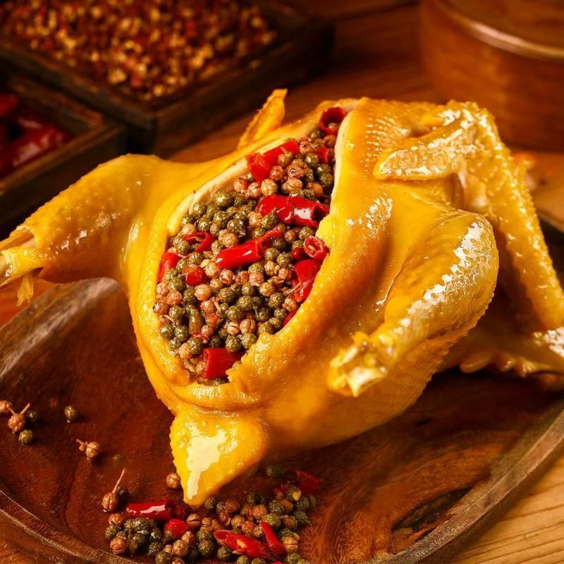 （大个椒麻鸡）大个900克麻辣过瘾好吃不贵开袋即食夏季必备凉菜