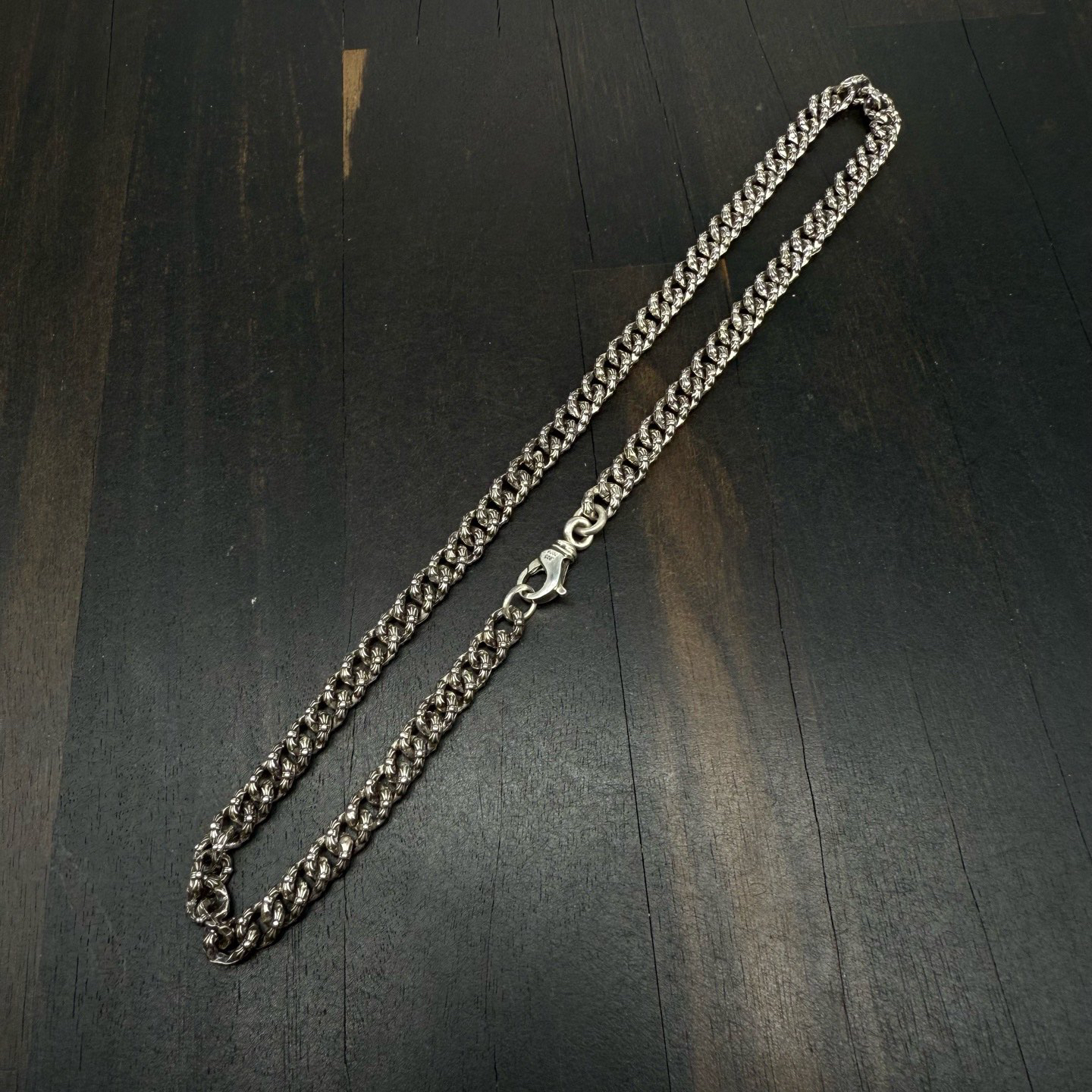 45cm Chrome Hearts 克罗心 新款 满十字花麻花项链