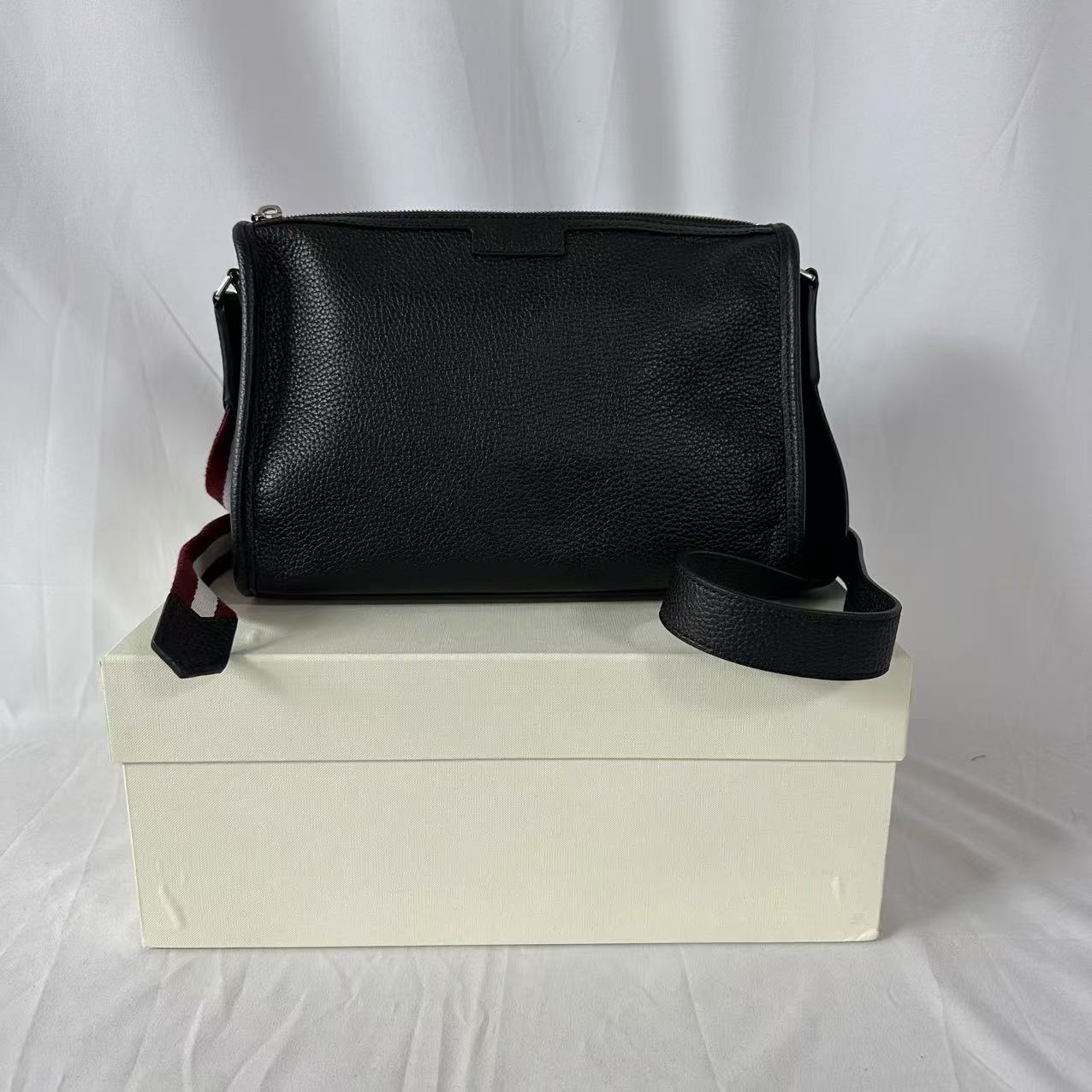 Sweet DD-BL系列情侣款高端荔枝纹皮革单肩包