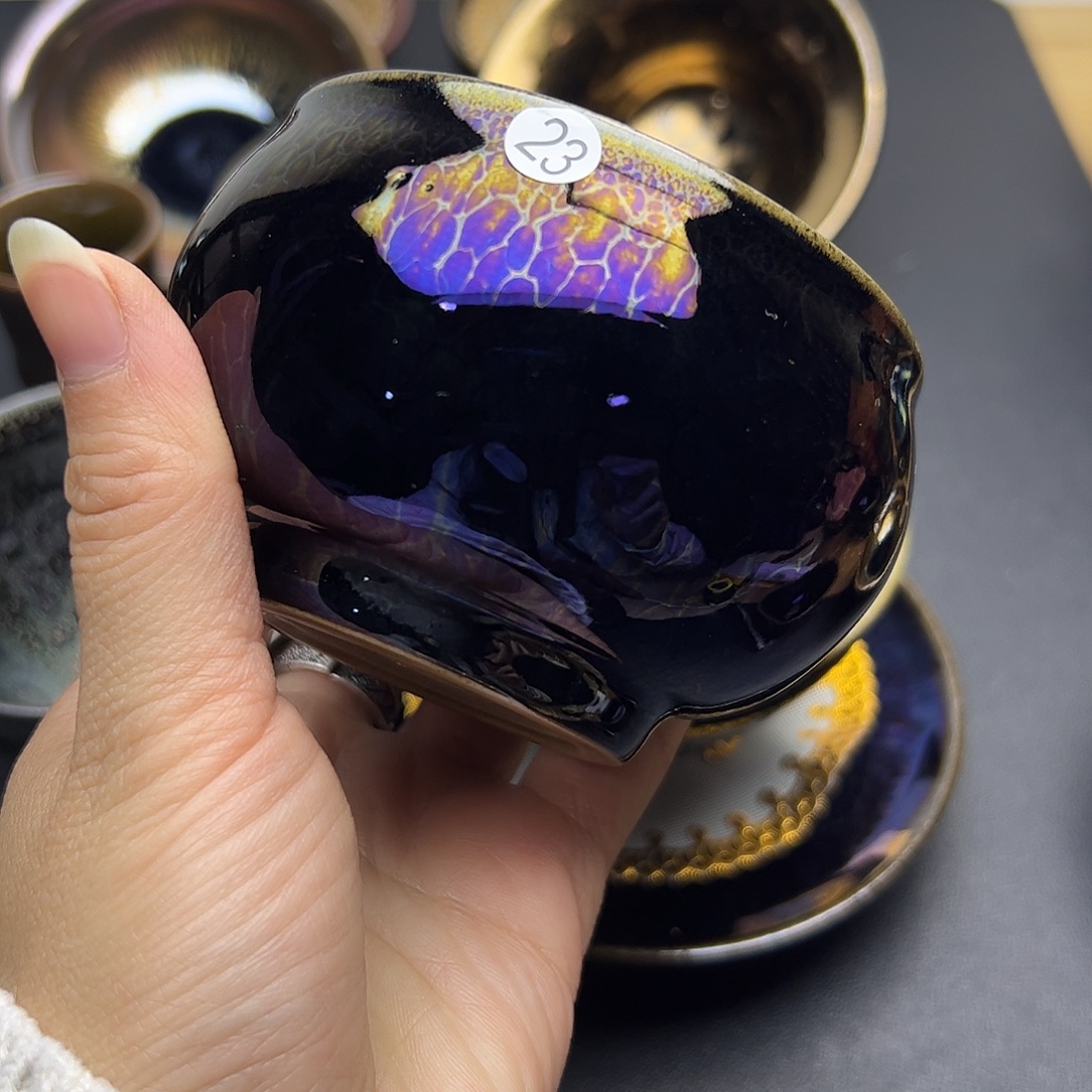 茶盏建窑建盏主人杯