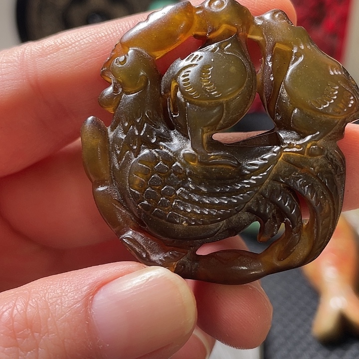 紫金钵盂菩提吊坠