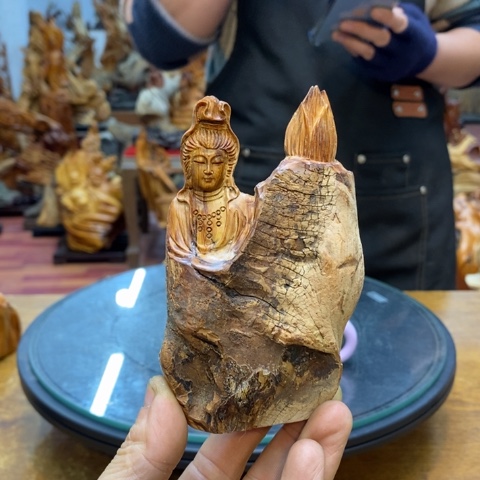 柏木（崖柏）御太行崖柏陈化料摆件