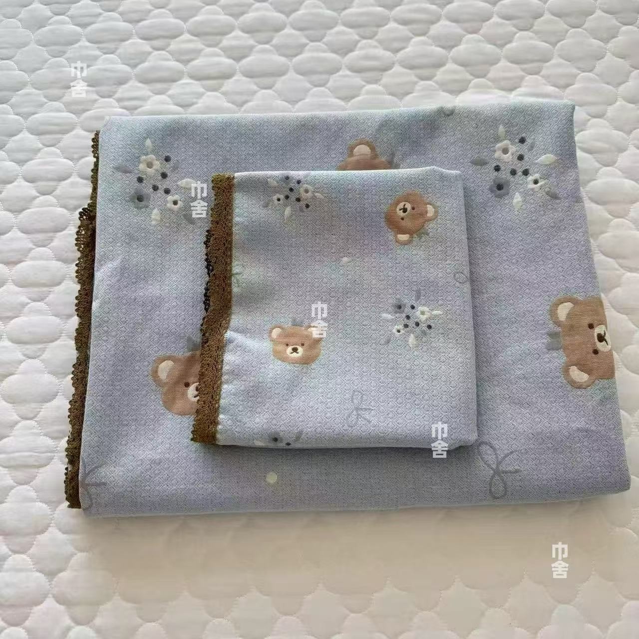 【花草熊】 四季毯200*230高支高密A类母婴级软凉席 A