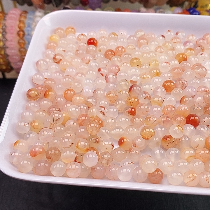 未镶嵌卡8红水草玛瑙100玛瑙/玉髓