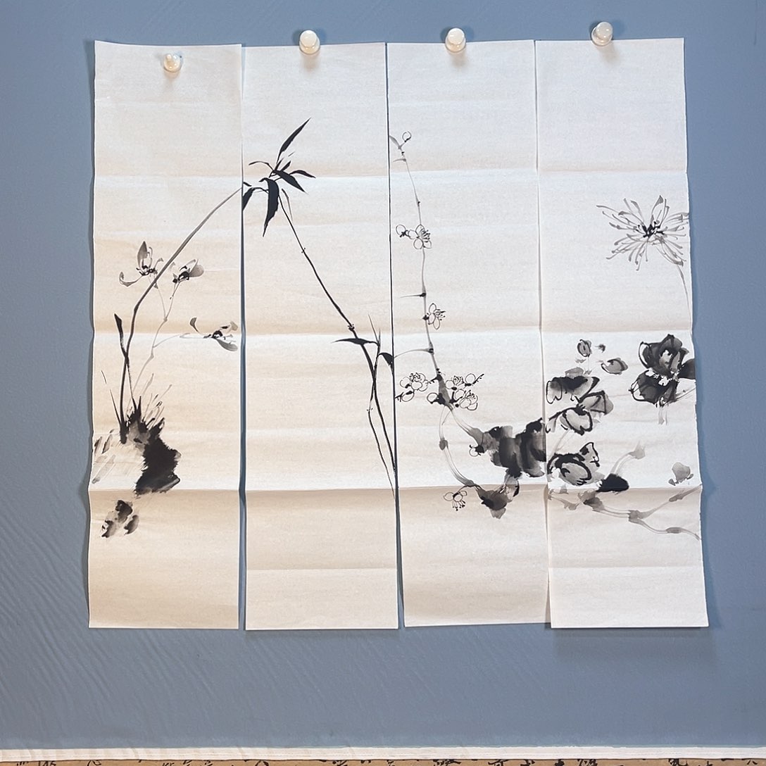 国画195 花开花落春满枝头