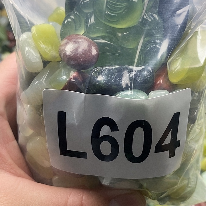 岫玉鱼缸石未镶嵌