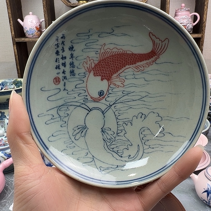 陶摆件景德镇陶瓷567老厂瓷36