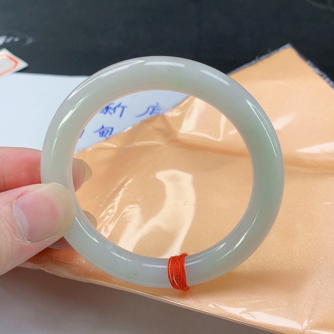 翡翠手镯未镶嵌26缅甸天然翡翠A货