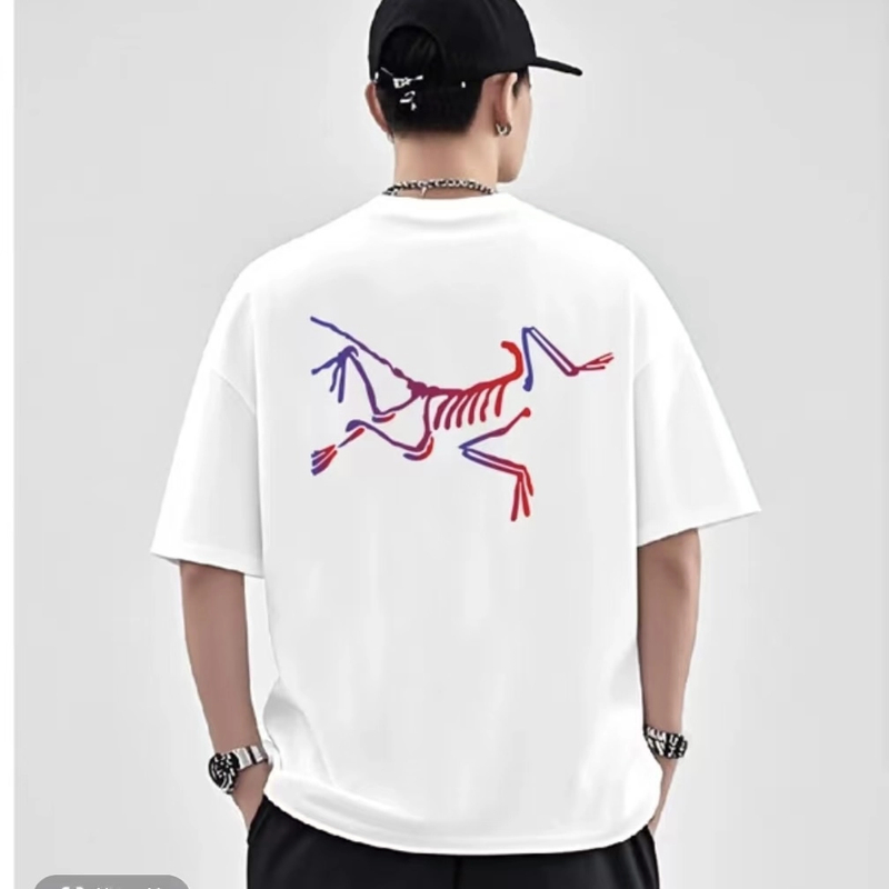 【鸟家系列】男士时尚夏季半袖潮流修身圆领T恤2411