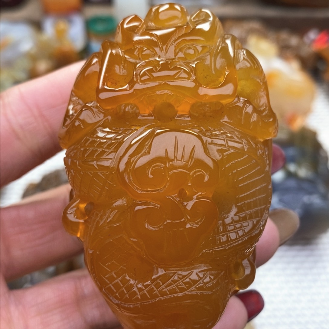 玛瑙/玉髓把件未镶嵌