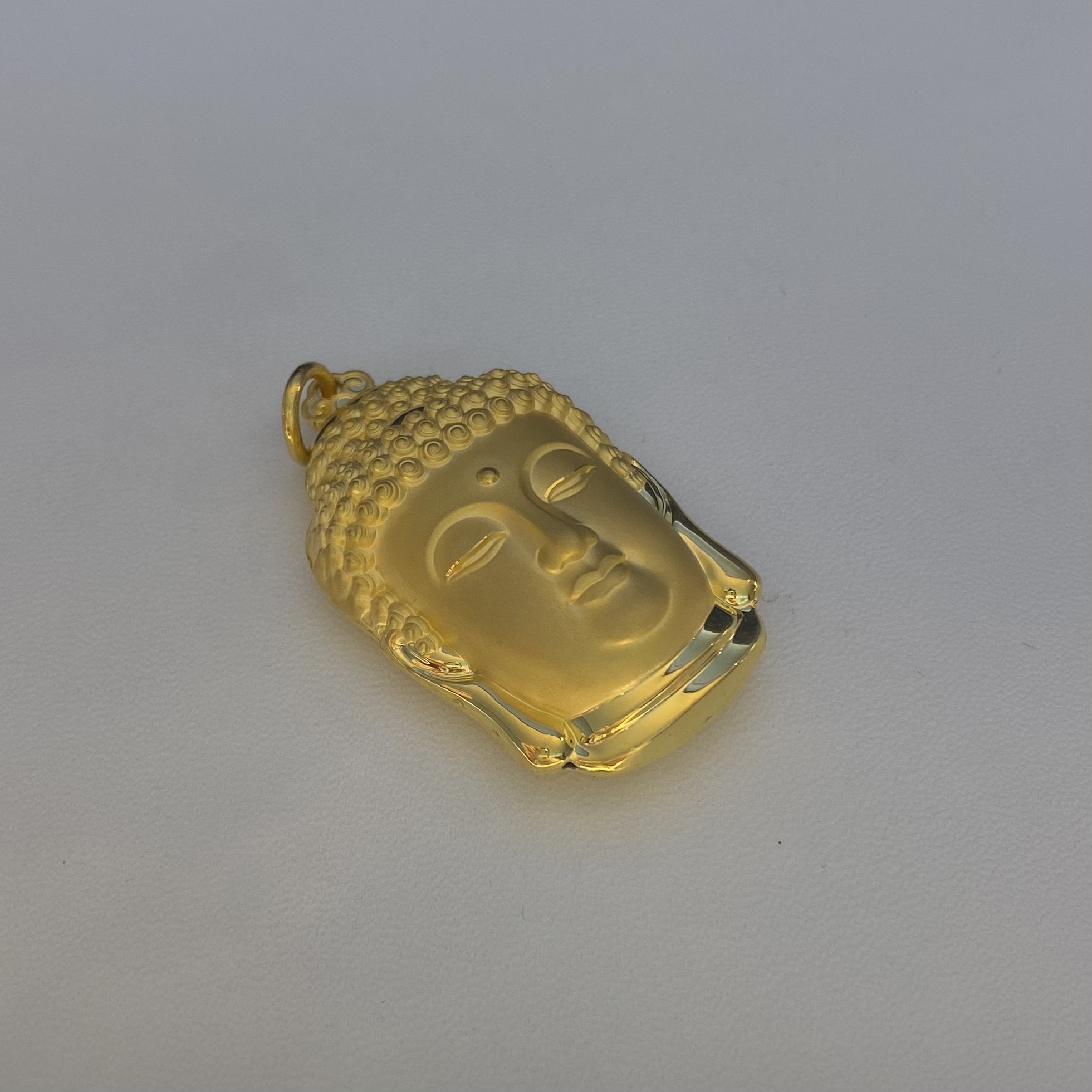 水贝国韵黄金珠宝【足金999佛头吊坠】