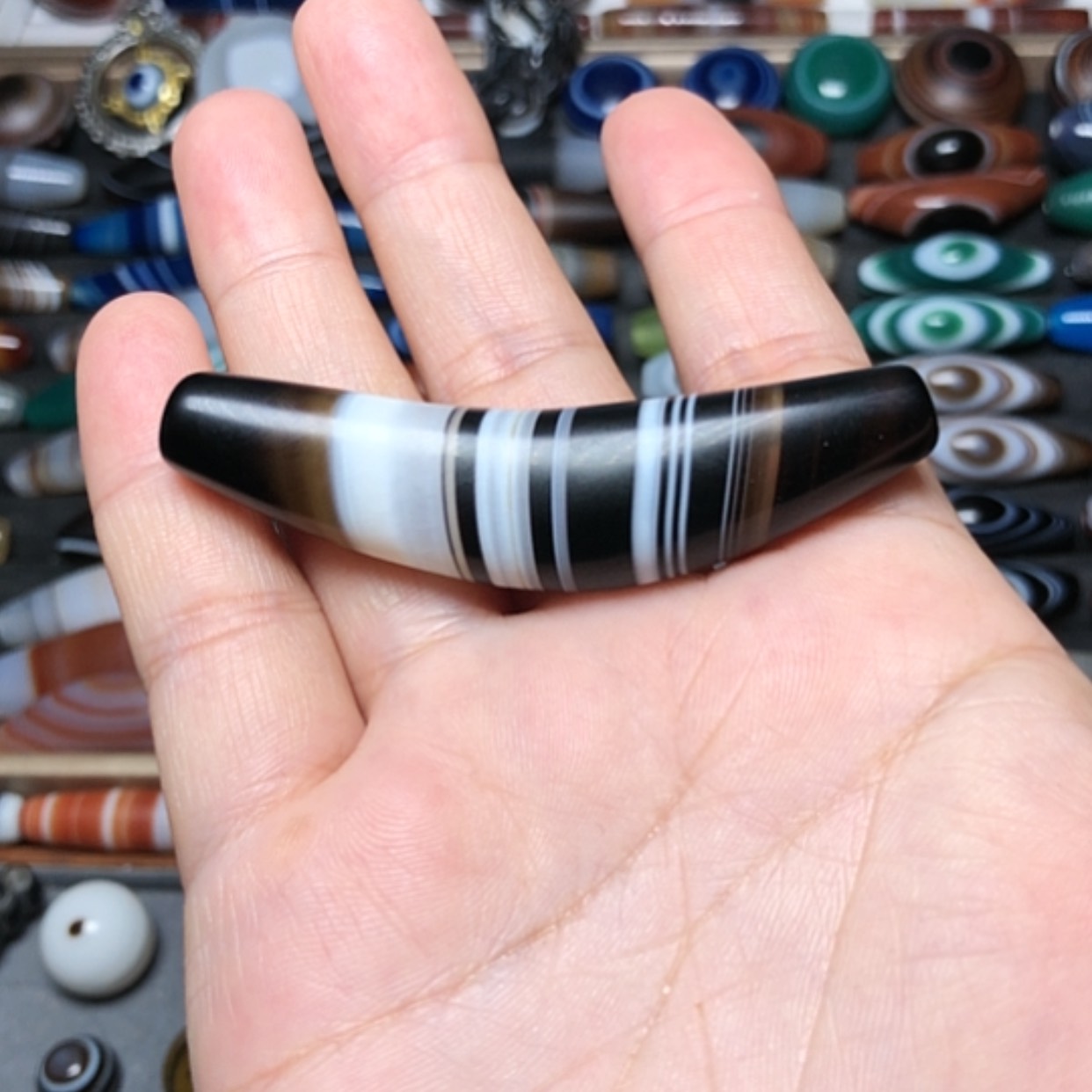 【闪购商品】玛瑙/玉髓颈饰未镶嵌开***。