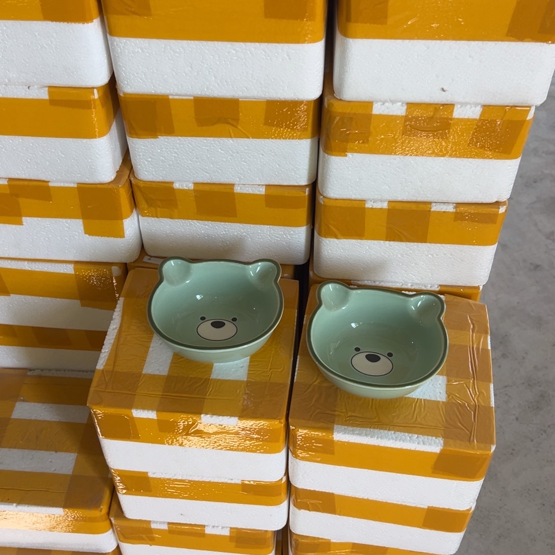 摆件陶高温陶瓷釉下彩微瑕！