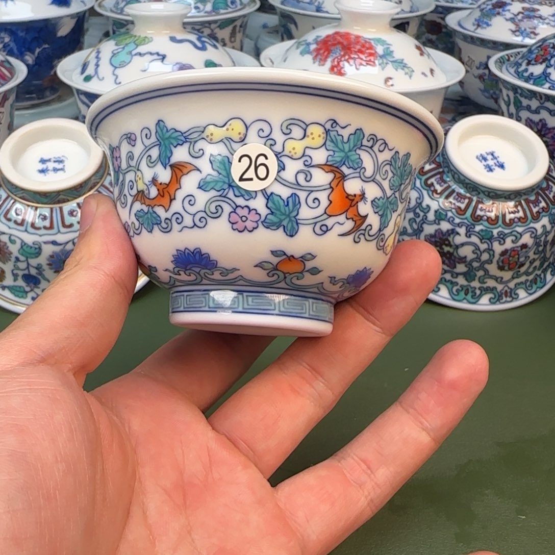彦祖纯手工手绘茶具26