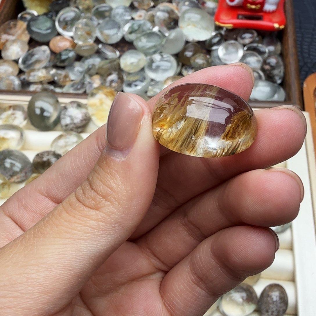 惊***蛰水晶珠宝半成品未镶嵌