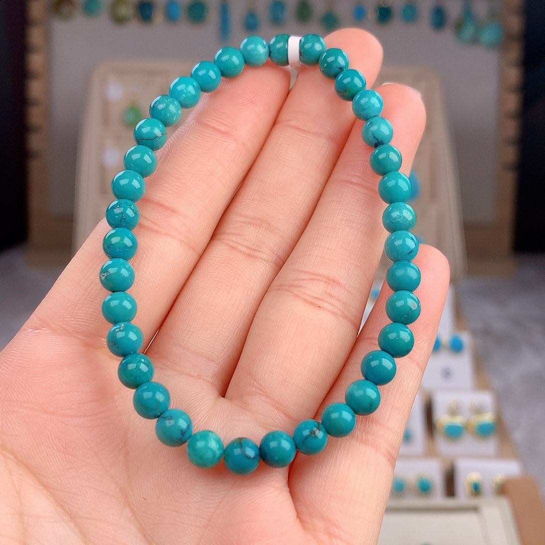 绿松石耳饰未镶嵌