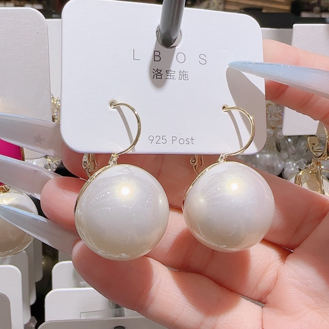 铜合金925银锆石耳环