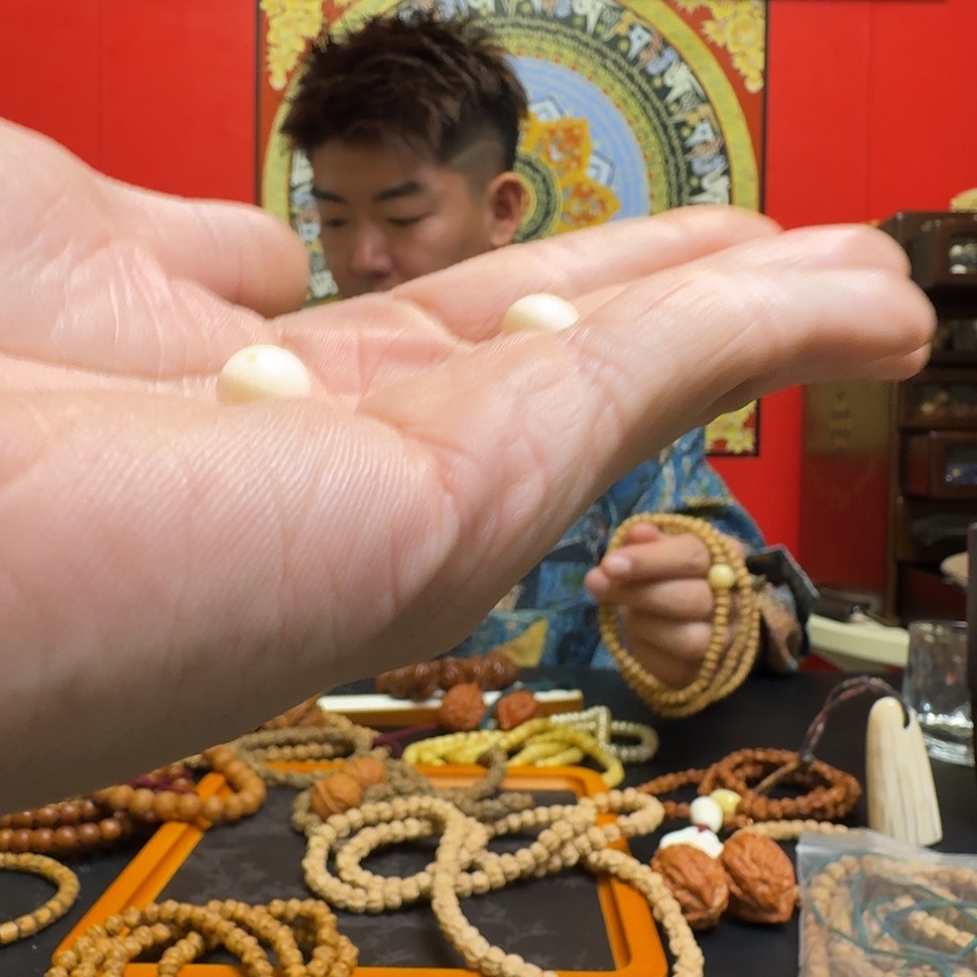 柏香籽/百香籽手串?***心