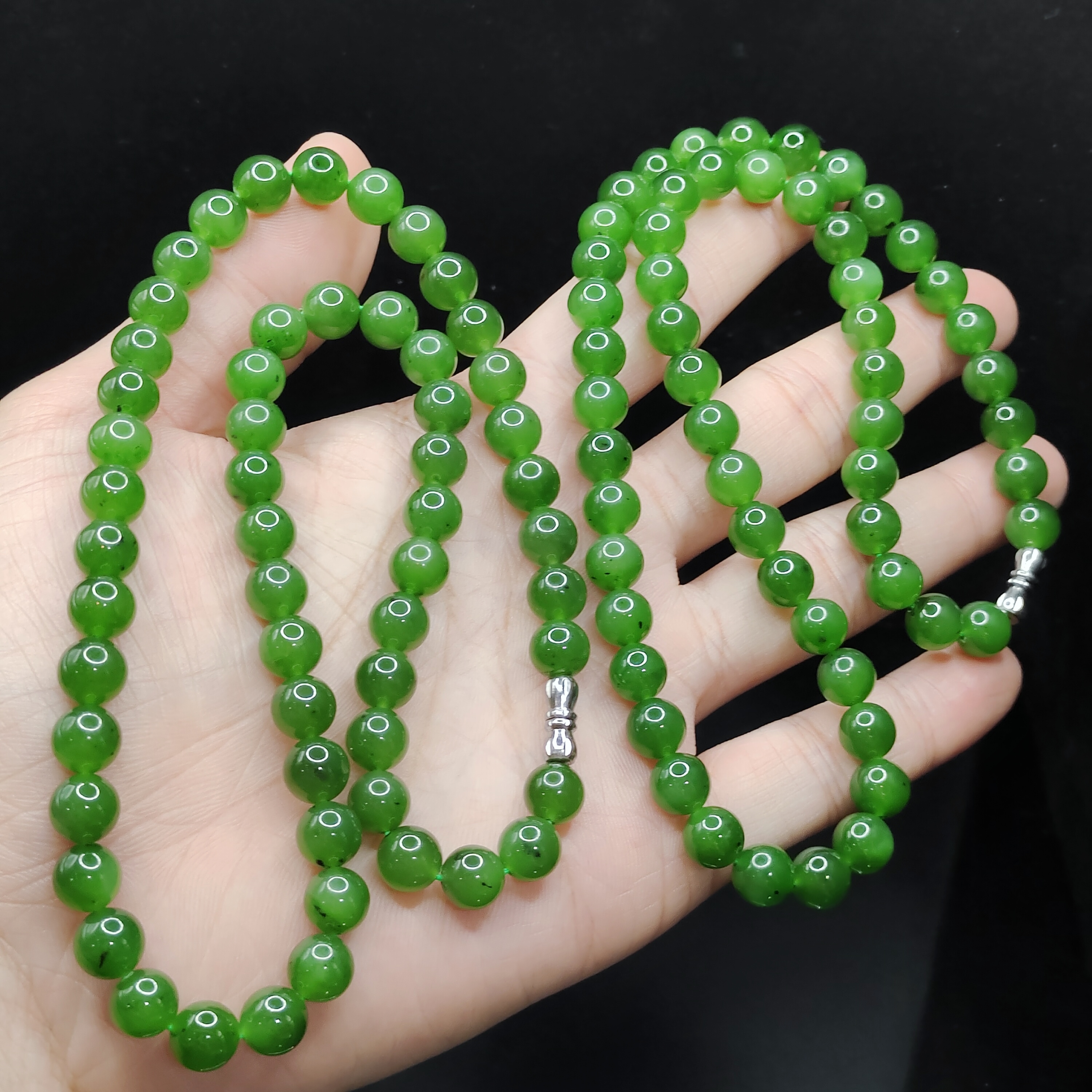 【老三珠宝】和田玉公主链HA1【多样性发其一】约8mm