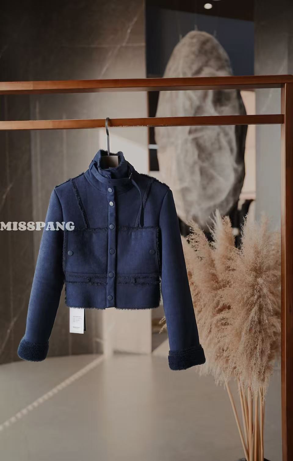 INS风保暖休闲短外套