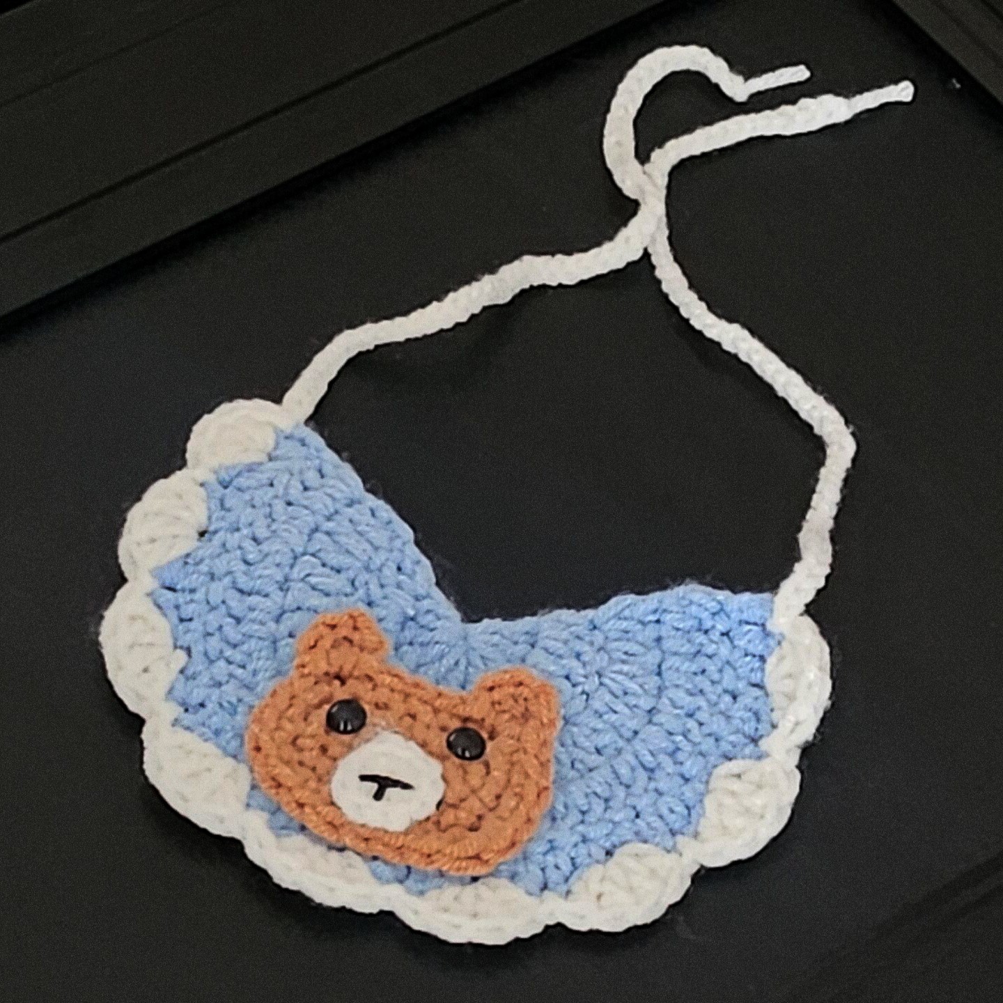 宠物钩织 可爱口水巾系列