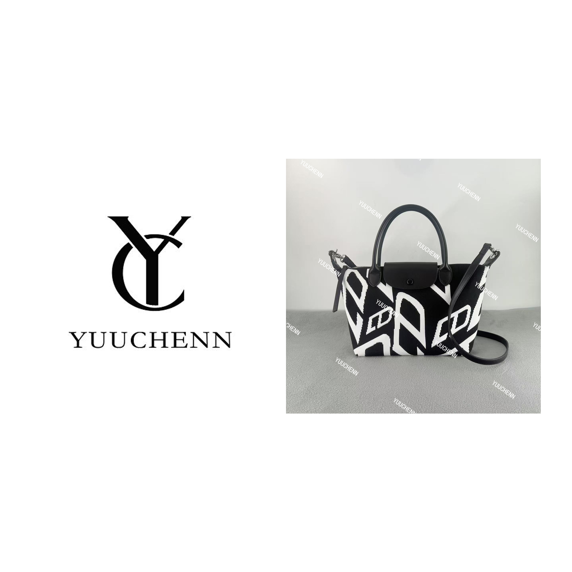 YUUCHENN/25cm原创设计高定真皮包 HH5502