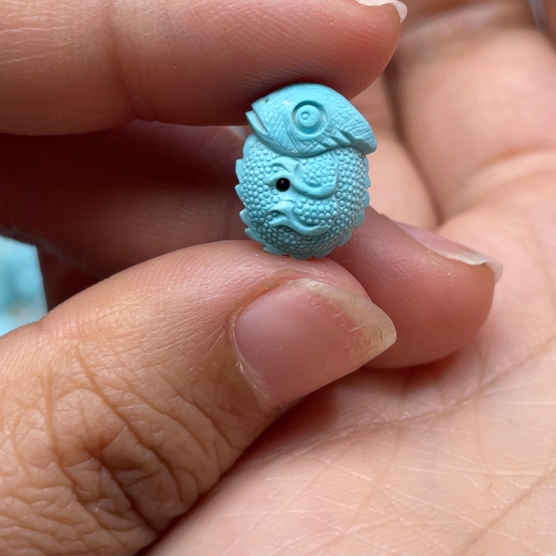 未镶嵌绿松石373绿松石