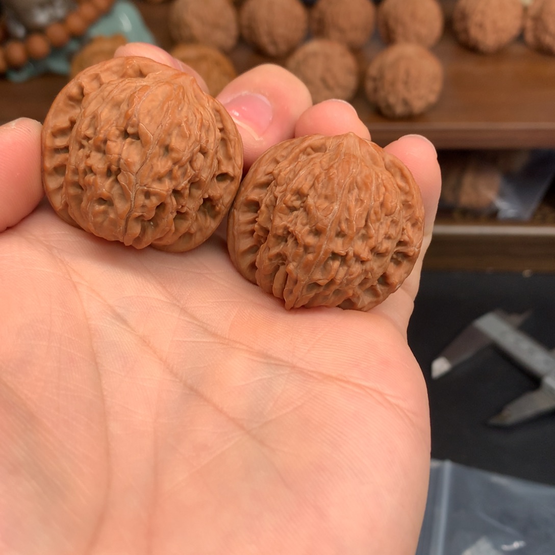 傻***傻手串文玩核桃36磨盘