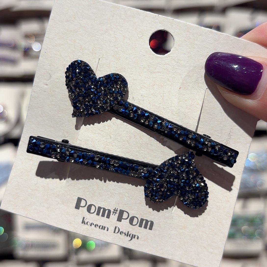 皮质铁合金蓝色砂糖压夹