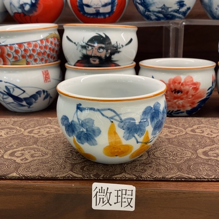 釉下老陶泥手工绘制