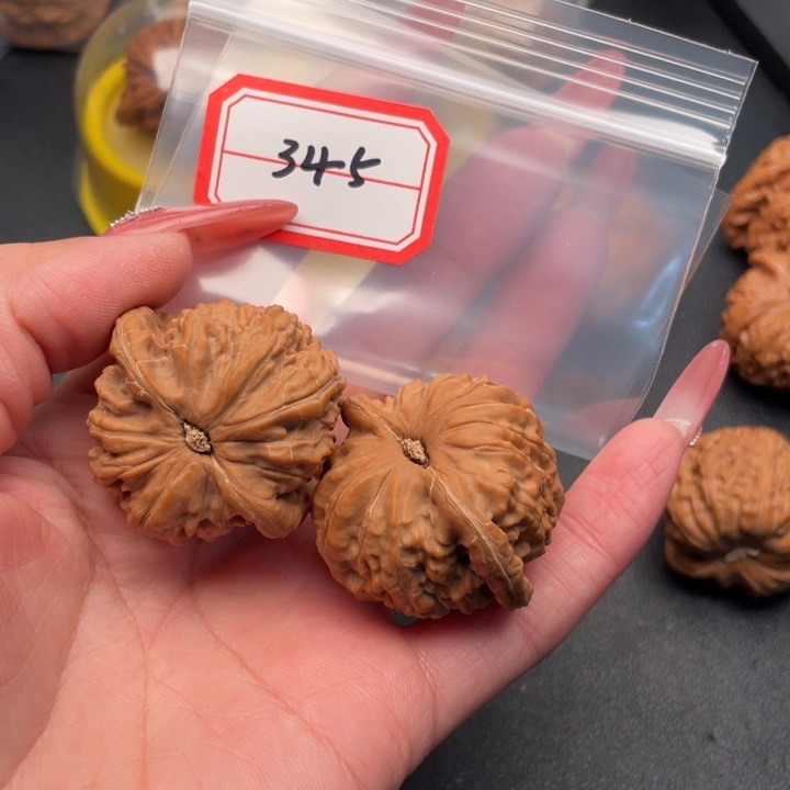 琛***生把件文玩核桃白狮子