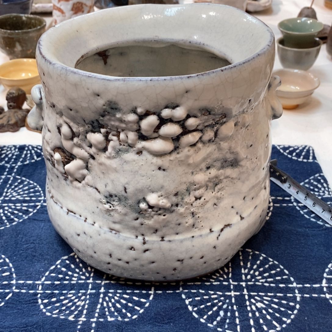 柴烧侘寂粗陶茶具 