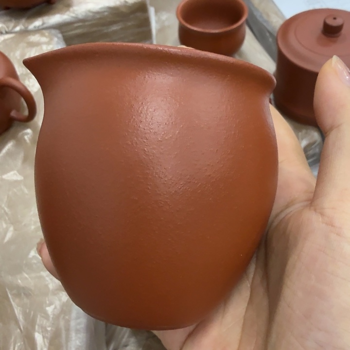 茶壶紫砂宜兴原矿紫砂朱泥